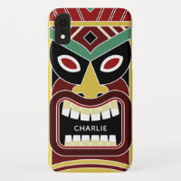Cool Tiki Totem personnalisé de cas de téléphone d