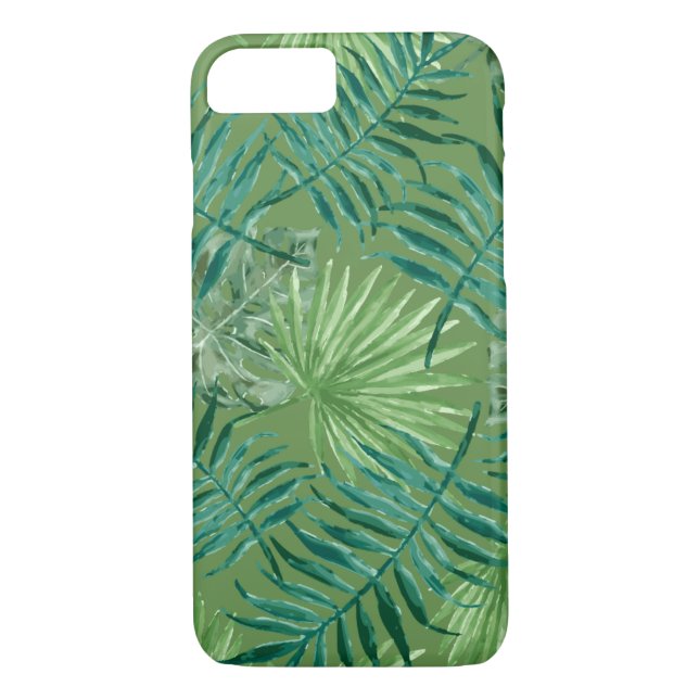 Coques Case-Mate iPhone Cool Tropical Palm Feuille design Téléphone Case (Dos)