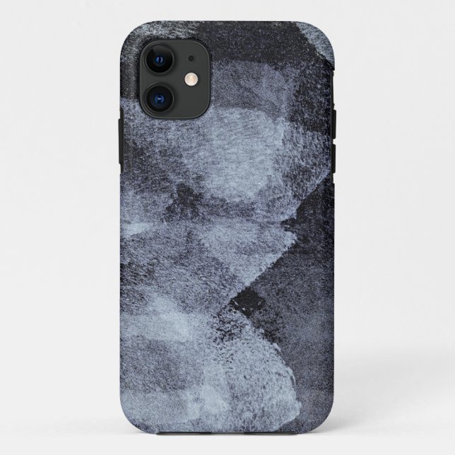Coques Case-Mate iPhone cool, unique peinture moderne violet gris (Dos)