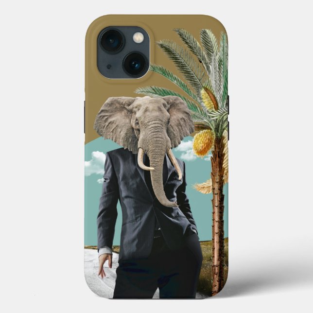 Coques Case-Mate iPhone Cool Urban Safari Wild Man Collage (Verso)