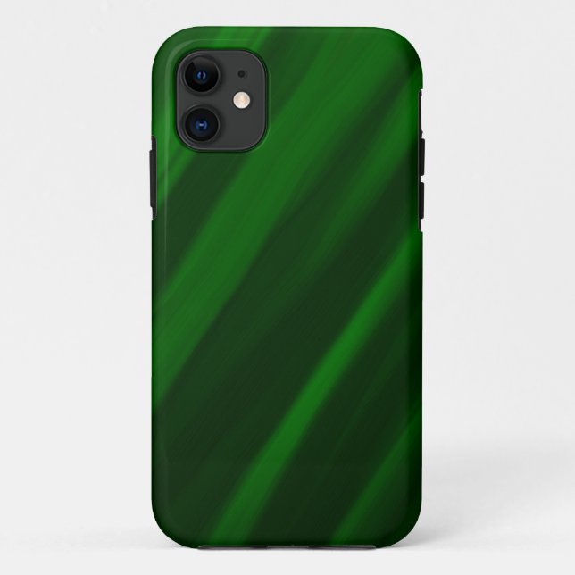 Coques Case-Mate iPhone Cool vert bande de peinture graphique (Dos)