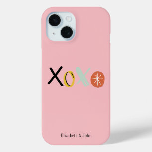 Coque Case-Mate iPhone Cool "XOXO" Coeurs Saint Valentin