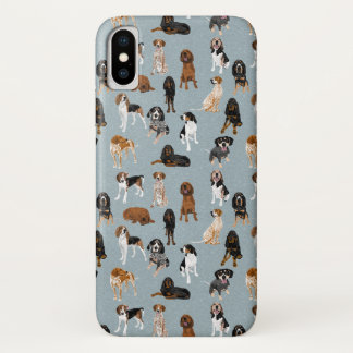 Case-Mate iPhone Case Coonhounds sur le bleu