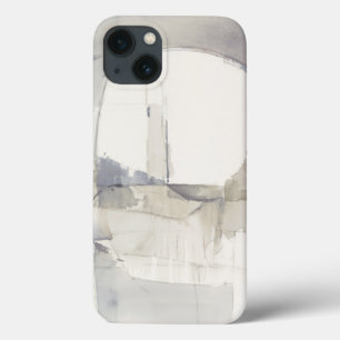 iPhone 13 Coque Copie abstraite de gris de l'improvisation I