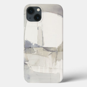 Coques Pour iPhone Copie abstraite de gris de l'improvisation I
