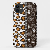 Copie africaine avec le motif de peau de guépard