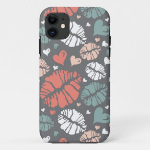 Coque Case-Mate Pour iPhone Copie de baiser et motif de coeur