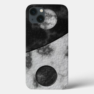 iPhone 13 Case Copie de marbre de Yin Yang
