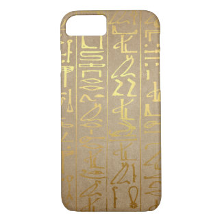 Case-Mate iPhone Case Copie égyptienne de papier de hiéroglyphes d'or