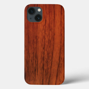 Coques Pour iPhone Copie en bois d'acajou
