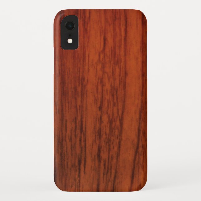 Coques Case-Mate iPhone Copie en bois d'acajou (Dos)