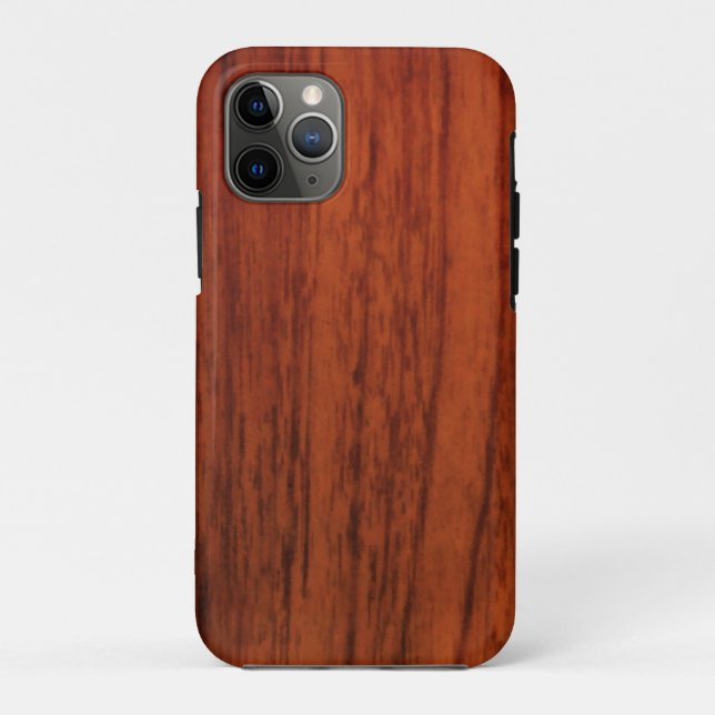 Coques Case-Mate iPhone Copie en bois d'acajou (Dos)