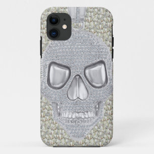 Coque Case-Mate iPhone Copie gothique de diamants de crâne
