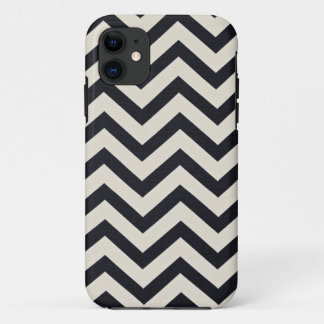 Coques Pour iPhone Copie noire et blanche de chevron