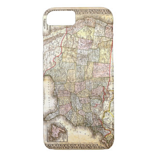 Case-Mate iPhone Case Copie vintage Etats-Unis d'Amérique de carte des