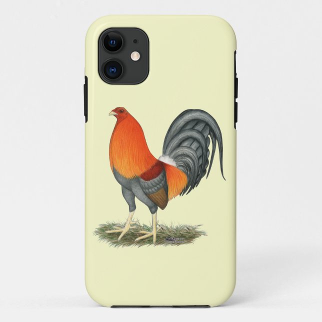 Coques Case-Mate iPhone Coq bleu Gamecock (Dos)