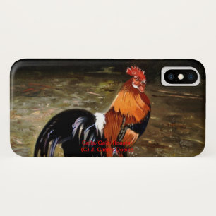 Coque iPhone X Coq/Gaulois/Rooster