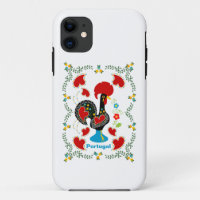 Coq traditionnel du Portugal en noir