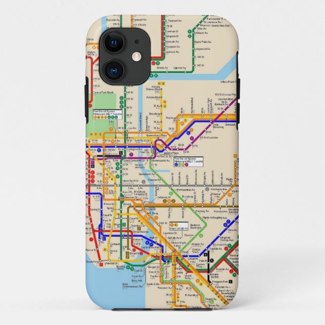 Coques Case-Mate iPhone Coque-Compagnon de souterrain de Newyork (Dos)