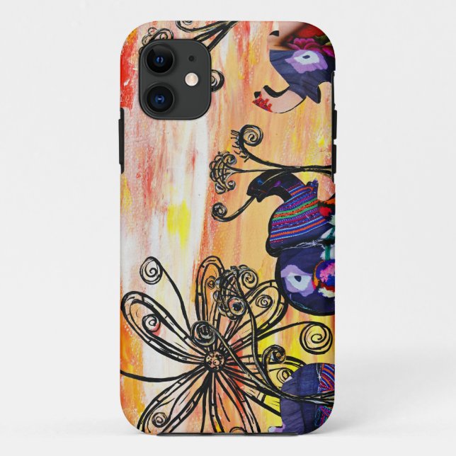 Coques Case-Mate iPhone Coque-Compagnon d'éléphants d'Asie à peine là (Dos)