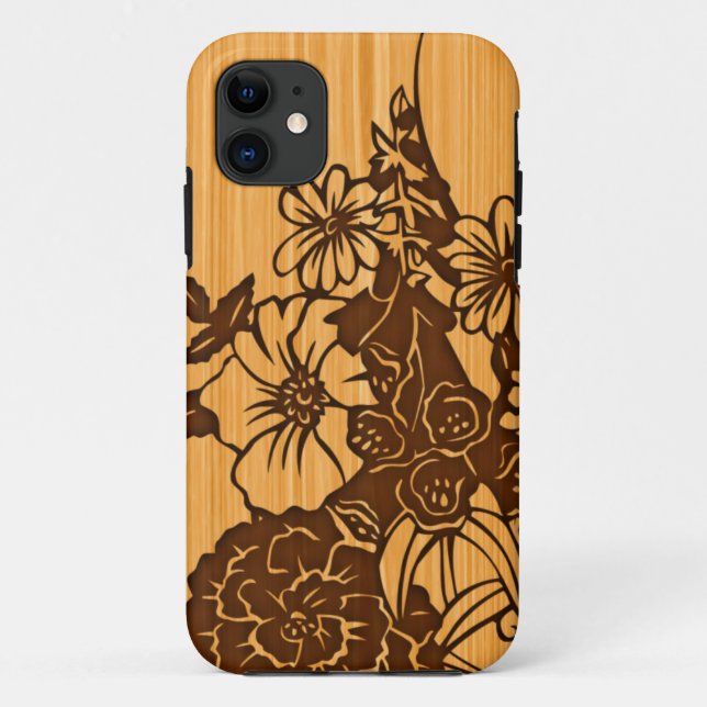 Coques Case-Mate iPhone Coque-Compagnon en bois de l'iPhone 5G de grain à (Dos)