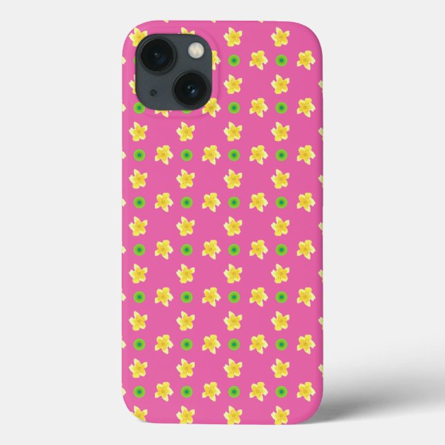 Coques Case-Mate iPhone Coque-coque ipad : Primroses sur le rose profond (Verso)