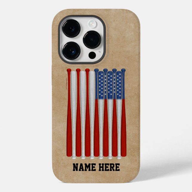 Coques Case-Mate iPhone Coque-coque iphone de baseball America (USA) (Verso)