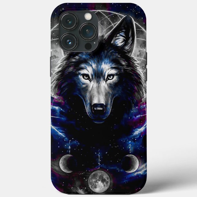 Coques Case-Mate iPhone Coque-coque iphone de Galaxy Wolf (Verso)