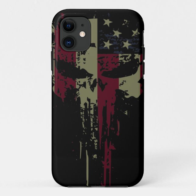 Coques Case-Mate iPhone Coque-coque iphone de Grunge America (Dos)