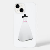 Coque-coque iphone de la mariée de Mariage blanc