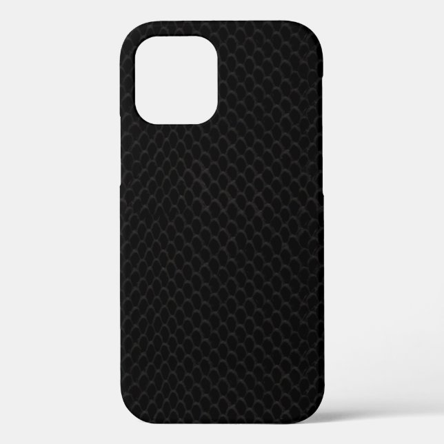 Coques Case-Mate iPhone Coque-coque iphone de la peau de serpent noir (Verso)