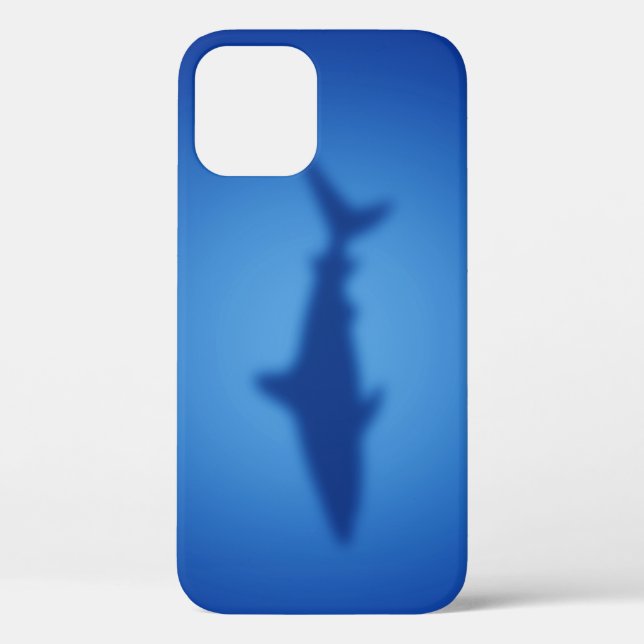 Coques Case-Mate iPhone Coque-coque iphone de la silhouette de requin bleu (Verso)