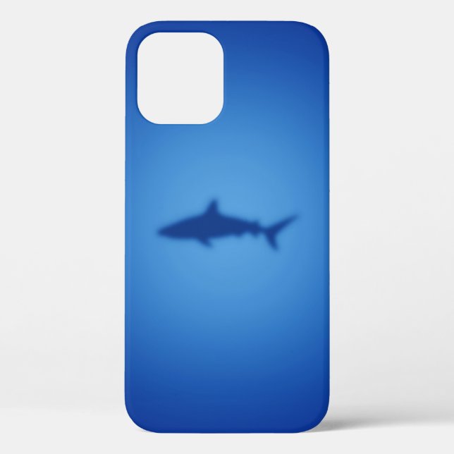 Coques Case-Mate iPhone Coque-coque iphone de la silhouette de requin bleu (Verso)