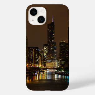 Coque Case-Mate iPhone Coque-coque iphone de la tempête de nuit de Chicag