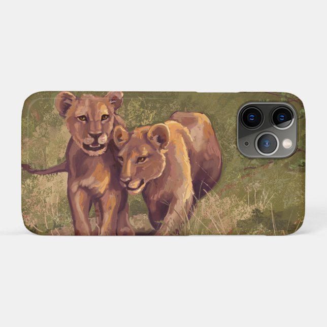 Coques Case-Mate iPhone Coque-coque iphone de Lion Cubs (Dos (Horizontal))