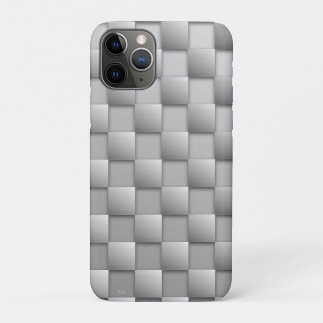 Coques Case-Mate iPhone Coque-coque iphone de -Mate de Checkers Argent (Dos)