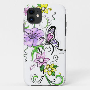Case-Mate iPhone Case Coque-coque iphone de papillon floral
