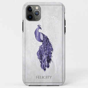 Case-Mate iPhone Case Coque-coque iphone de Peacock Élégant Violet