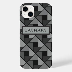 Coque Case-Mate iPhone Coque-coque iphone géométrique gris minimaliste
