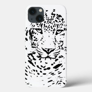 Case-Mate iPhone Case Coque-coque iphone Léopard noir et blanc