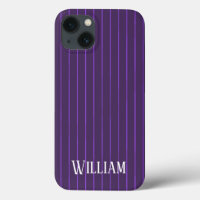 Coque-coque iphone Mate à rayures violettes