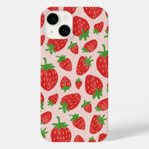Coque Case-Mate iPhone Coque-coque iphone Mate de fraises d'aquarelle