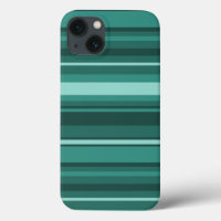 Coque-coque iphone Mate turquoise rayures