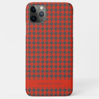 Coque-coque iphone personnalisé Hounds Tooth
