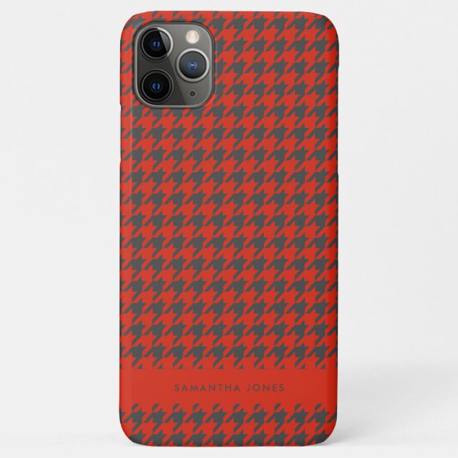 Coques Case-Mate iPhone Coque-coque iphone personnalisé Hounds Tooth (Dos)