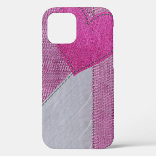 Case-Mate iPhone Case Coque-coque iphone Rose Denim Heart