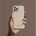 Coque iPhone 16 Pro "coque iphone Beige personnalisé avec personnalisa<br><div class="desc">Ajoutez une touche d'élégance à votre quotidien grâce à ce coque iphone beige personnalisé. Doté d'un arrière - plan rose doux et élégant et de votre nom personnalisé en police chic, ce boîtier téléphonique est parfait pour présenter votre style unique. Conçu pour la beauté et la durabilité, il offre une...</div>