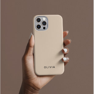 Coque iPhone 16 Pro "coque iphone Beige personnalisé avec personnalisa