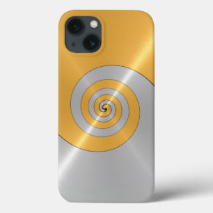 Case-Mate iPhone Case Coque-Ma en métal brillant et inoxydable or et arg