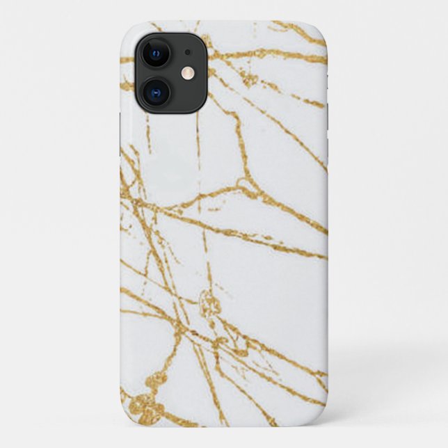 Coques Case-Mate iPhone coque-Mate blanc or moderne à peine Là (Dos)